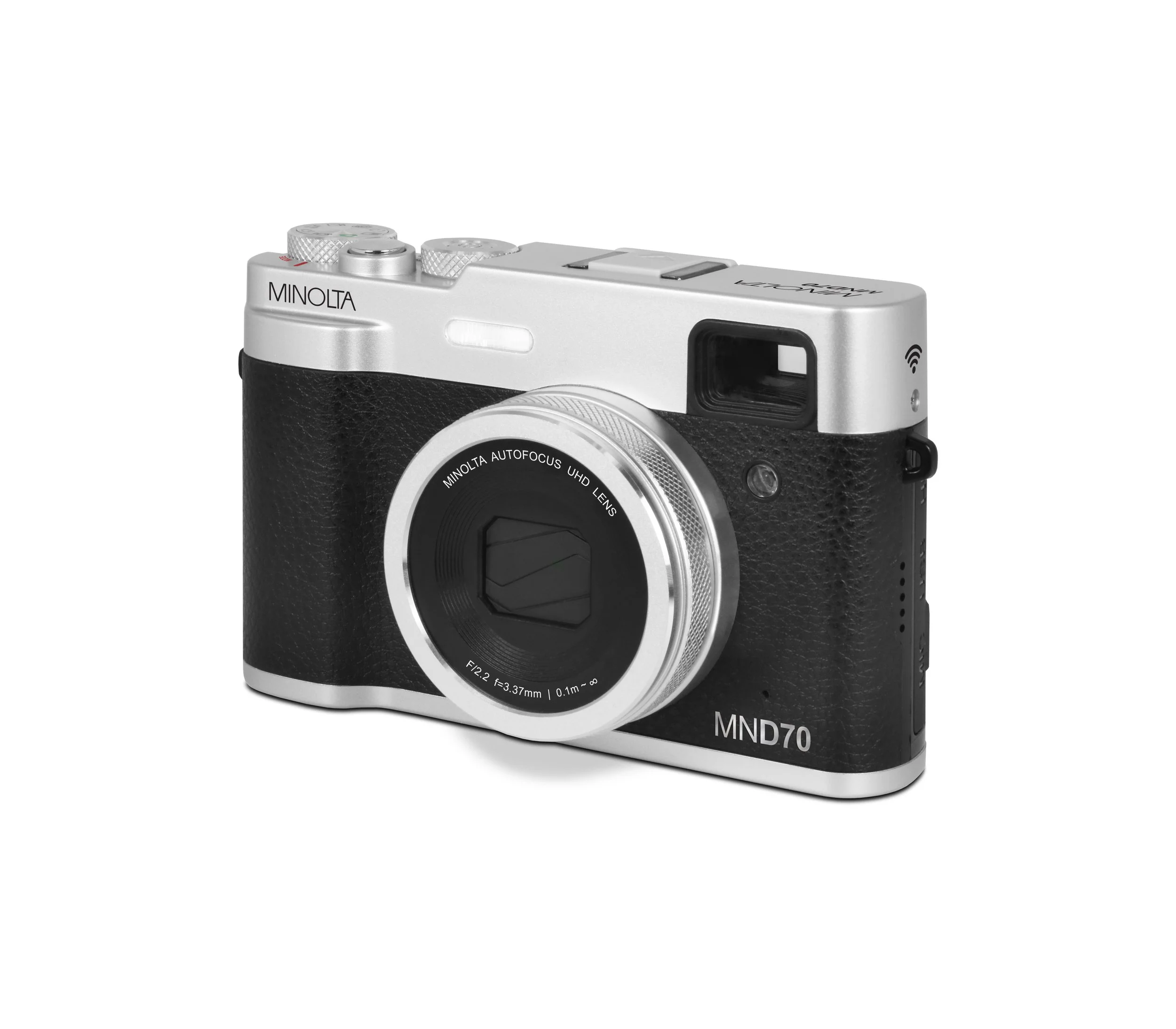 MND70 48 MP Autofocus / 5K Ultra HD Camera w/Selfie Lens — Minolta